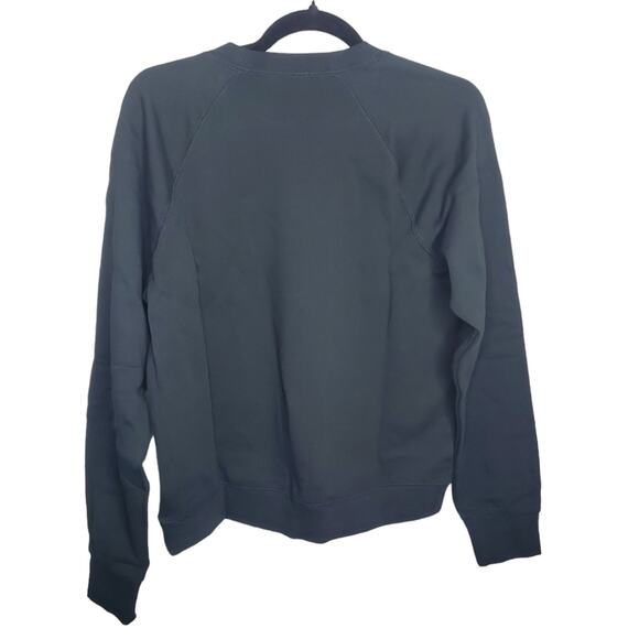 Everlane The 100% Human Typography Sweatshirt - Unisex Size Small Black on Black - Picture 6 of 10